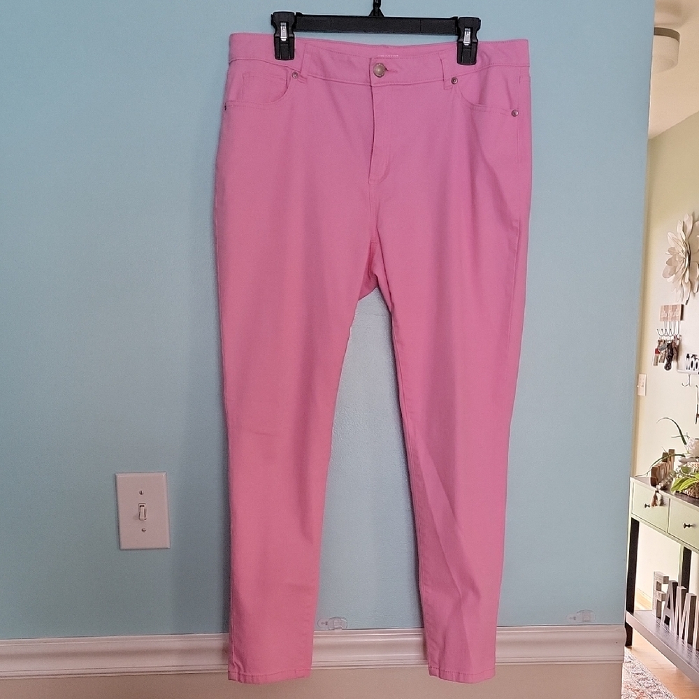 crown & ivy Pink Women's Pants